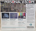 Dps V-scope Vectorscope   Waveform Monitor For Amiga 2000 3000 4000 Toaster New 