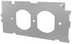 Legrand Rfbadp Wiremold Duplex Device Plates Gray Steel 10-pack   Lot Of 10  new