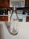 Brooks Sparkling Beverages Soda Pop Bottle Clear Glass 7 Oz Vtg Acl Rochester