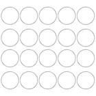20 Pcs Hoop Wreath Wire Frame Craft Rings Metal Hoops Crafts For Macrame
