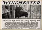2 1907  Winchester Rifle Moose  351 High Caliber Self Loading Sport Hunt Ad