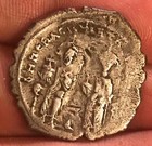 Byzantine Empire  Silver Hexagram  Heraclitus  610 - 641 Ad  Double Struck   Vf