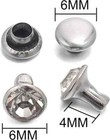 100 Sets 6mm Mixed Colors Cz Crystal Rivets Rhinestone Rivets Studs Rapid Riv   