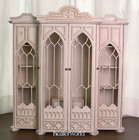 Furniture Unfinished Wardrobe 1 12 Scale 1 6 Dollhouse Miniatures Living Room