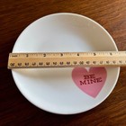 Crate   Barrel Conversation Heart Appetizer dessert Plates--set Of 4 Never Used