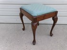French Vanity Stool Desk Seat Bench Cabriole Chippendale Regency Victorian