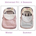 Baby Car Seat Cover For Infant Newborn - Universal Fitted 3-season  winter sp   