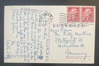 1957 - U s - New York To Germany-post Card-used-j183
