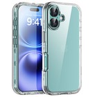 For Iphone 16 Pro Max 14 13 Case Shockproof Heavy Duty 3-layer Phone Cover