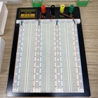 Breadboard Mb-106 4-post Jumper Wires Resistors Extras Bundle Lot