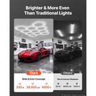Uimoso Hexagon Led Garage Lights  330w  39600lm  6500k  11-grid System