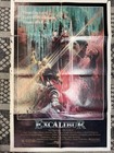 Excalibur Original Movie Poster One Sheet  27  X 41   Genuine 1981 Folded Fair 