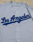 Size 38 Blank Back 2017 Los Angeles Dodgers Game Jersey Issued Road Mlb Hologram
