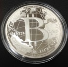 2013 New Liberty Dollar  25 Quarter Bitcoin Specie 1oz Silver Coin Round Qr Code