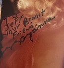 Morganna Hand Signed Autograph Photo 8 X 10 With  coa Aka Kissing Bandit