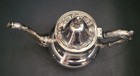 Vintage Oneida Georgian Scroll Silverplated Teapot With Creamer And Sugar Bowl 
