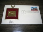 1985 Horses Appaloosa Gold Golden Replica Cover Stamp