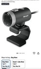 Microsoft Lifecam Cinema Hd Webcam  Black New