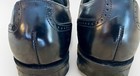 Vtg  Dexter Usa Made Mens Black Leather Wingtip Brogue Oxford Dress Shoes 7 5 2w