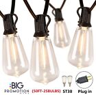100 Ft Outdoor String Lights Waterproof Patio Garden Light Shatterproof Led New