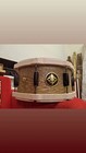 Golden Oak 14x6 5 Melany Custom Snare Drum With Sigu Maple Wood Hoops