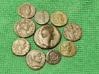 Lots Of 10  Mid-high Quality Ancient Roman Coins  Restored  Choice Pieces 