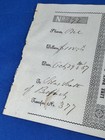 1857 Stock Certificate Lime Rock Bank - Hiram Gregory Berry  Kia Union General