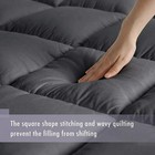 Extra Thick Mattress Topper 10cm 4 Inch Bounce Back Protectors Heavy Filling Pad