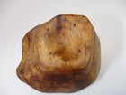 Natural Burl Wood Carved Bowl Freeform 9  X 3 