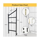 Shipping Container Shelf Shelving Brackets-21in 58in  Industrial Cargo Traile   