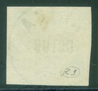 Peru 1858 Coat Of Arms  1d Milky Blue  Scott   3 Used Vf xf  arica Octub 98  Cds