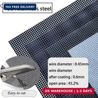 Pvc Coated 304 Stainless Steel Mesh 2 Pack Woven Wire Mesh Screen Steel Woven Wi