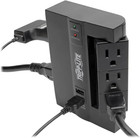 6 Outlet Surge Protector Power Strip  3 Rotatable Outlets  Wall Tap direct Plug