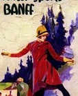 Alberta Canada 1928 Banff Winter Sports Vintage Poster Print Retro Style Travel