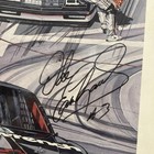 Nascar Dale Earnhardt Sam Bass  Framed Art Print Signed