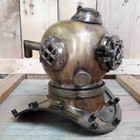 Vintage U s Navy Helmet Diving Divers Helmet Mark V Antique Finish 8 Helmet
