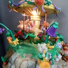 Vtg Enesco Melody Meadow Illuminated Music Box Tested