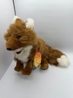 New Folkmanis Plush Realistic Full Body Red Fox Hand Puppet Brown White Tags