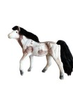 Lot  4  Miniature Flocked Horses Unbranded