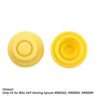 5 replacement Yellow Spout Cap Top For Blitz Fuel Gas Can 900302 900092 900094