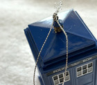 Doctor Who Bbc 2009 Blue Tardis Police Call Box Ornament   Very Good Pre-owned