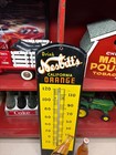 Vintage 1950 s  nesbitt s Orange Soda  Large Metal Advertising Thermometer