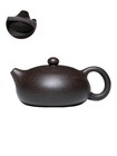 Marked Xishi Tea Pot Real Yixing Zisha Black Galaxy Clay Pot Handmade Ball Holes