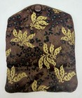 Vintage Les Bernard Floral Brocade Coin Purse Change Purse Snap Wallet