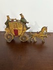 Antique Stagecoach Horse   Carriage Cast Iron Door Stop In Excellent Condition