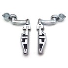 Highway Radical Flat Stiletto Foot Peg 1 25  Arched Clamp For Harley Sportster T