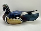 Handcarved   Painted Wooden Mandarin Duck Decoy Nengah Sudarsana 2019 Free Ship