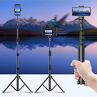 62inch Remote Selfie Stick Photography Adjustable Tripod Stand With Phone Mount
