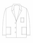 Medgear Women s 33  Lab Coat  Long Sleeve White 301