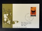 Singapore   1969    10 Festive Drum Definitive Fdc Sg 126  Vf Insert Card